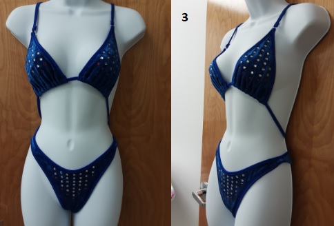 Blue Velvet Figure Suit